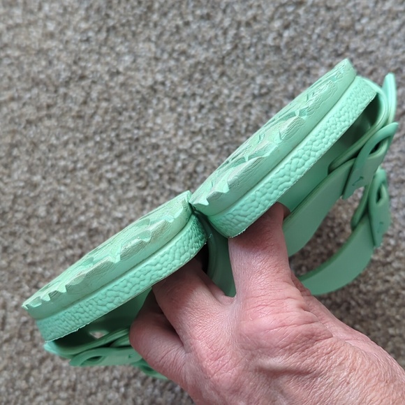 Birkenstock Arizona Green EVA Sandals - Picture 8 of 11